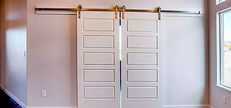 Glass Barn Door with Installation Hardware Kit Hackensack